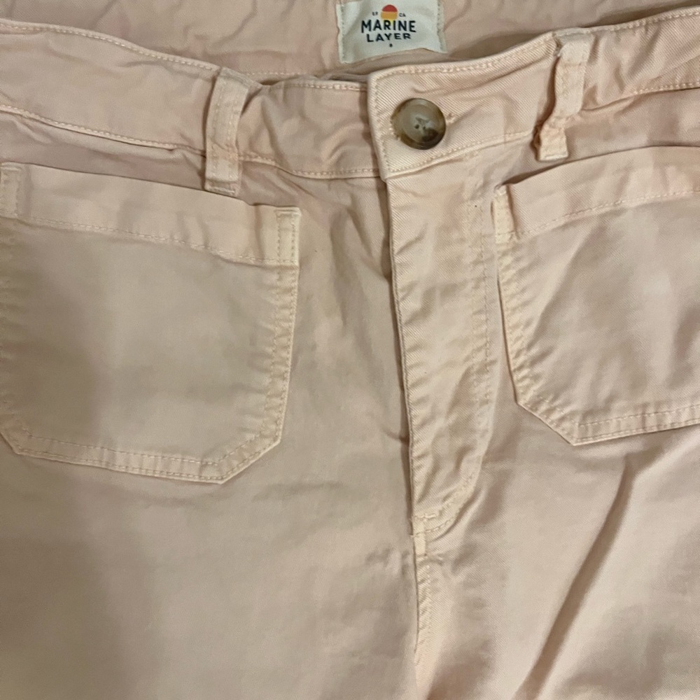 Marine layer ladies pants light pink size 8 euc